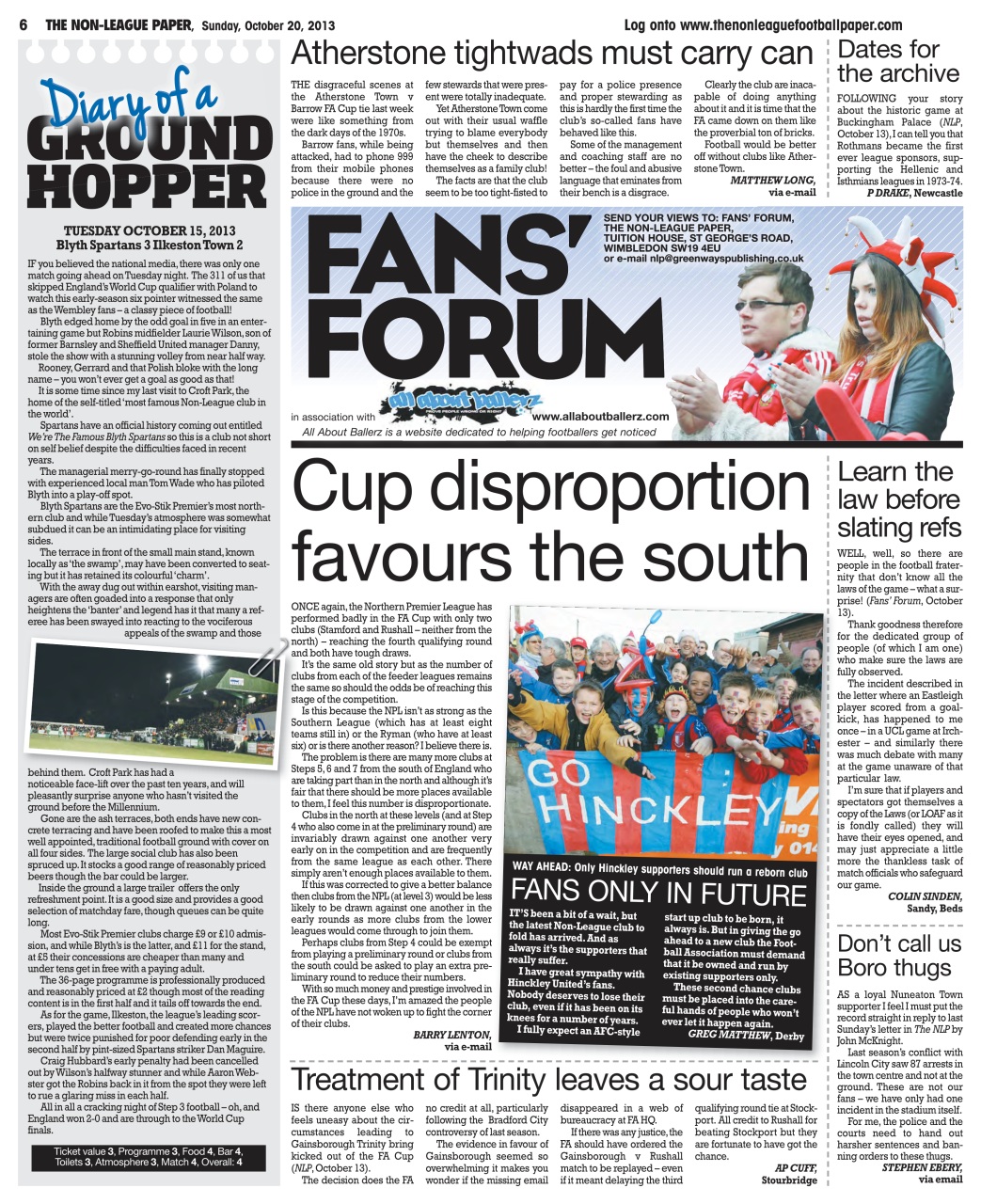 The Non-League Football Paper Preview Pages