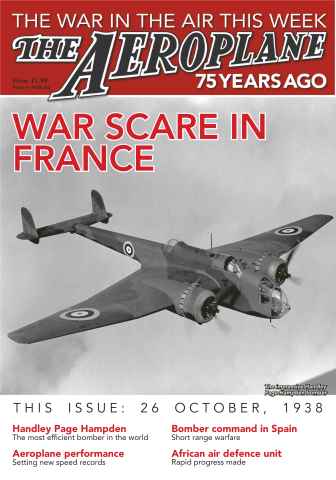 Aeroplane Weekly - The War in the Air 75 years ago issue *6 War Scare in France