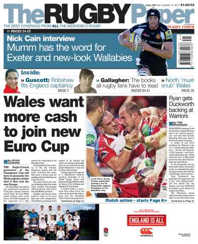 The Rugby Paper issue Sunday 13th October 2013