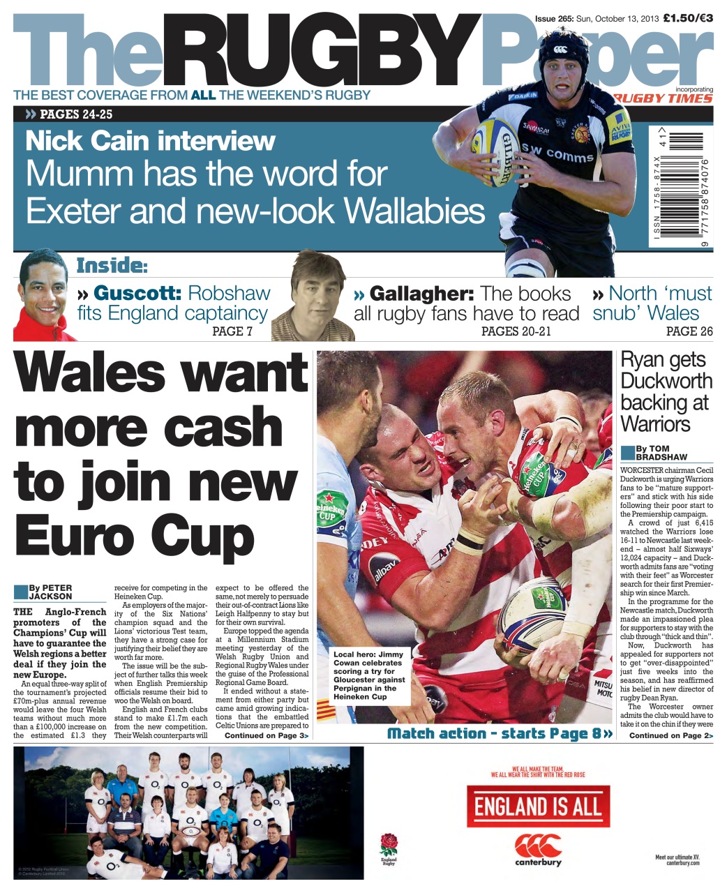 The Rugby Paper Preview Pages
