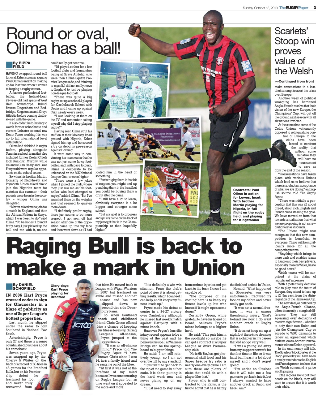 The Rugby Paper Preview Pages