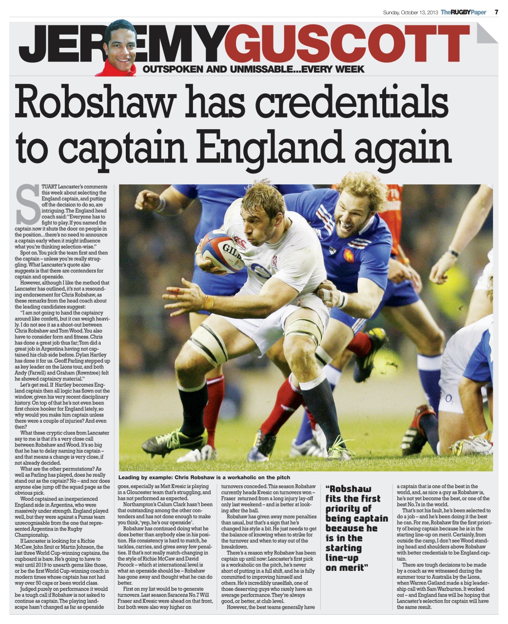The Rugby Paper Preview Pages