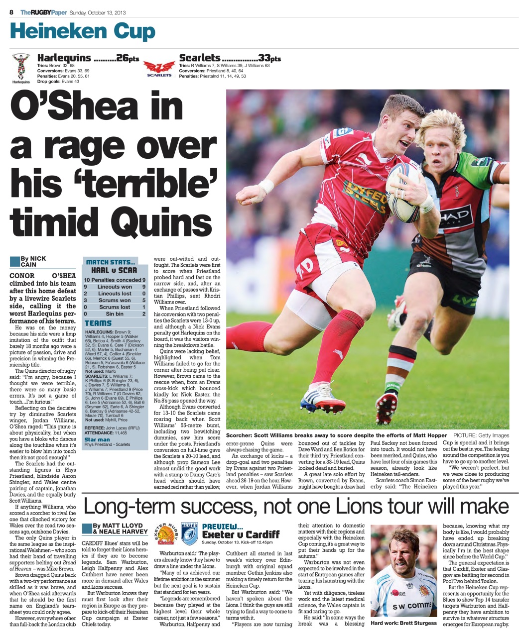 The Rugby Paper Preview Pages