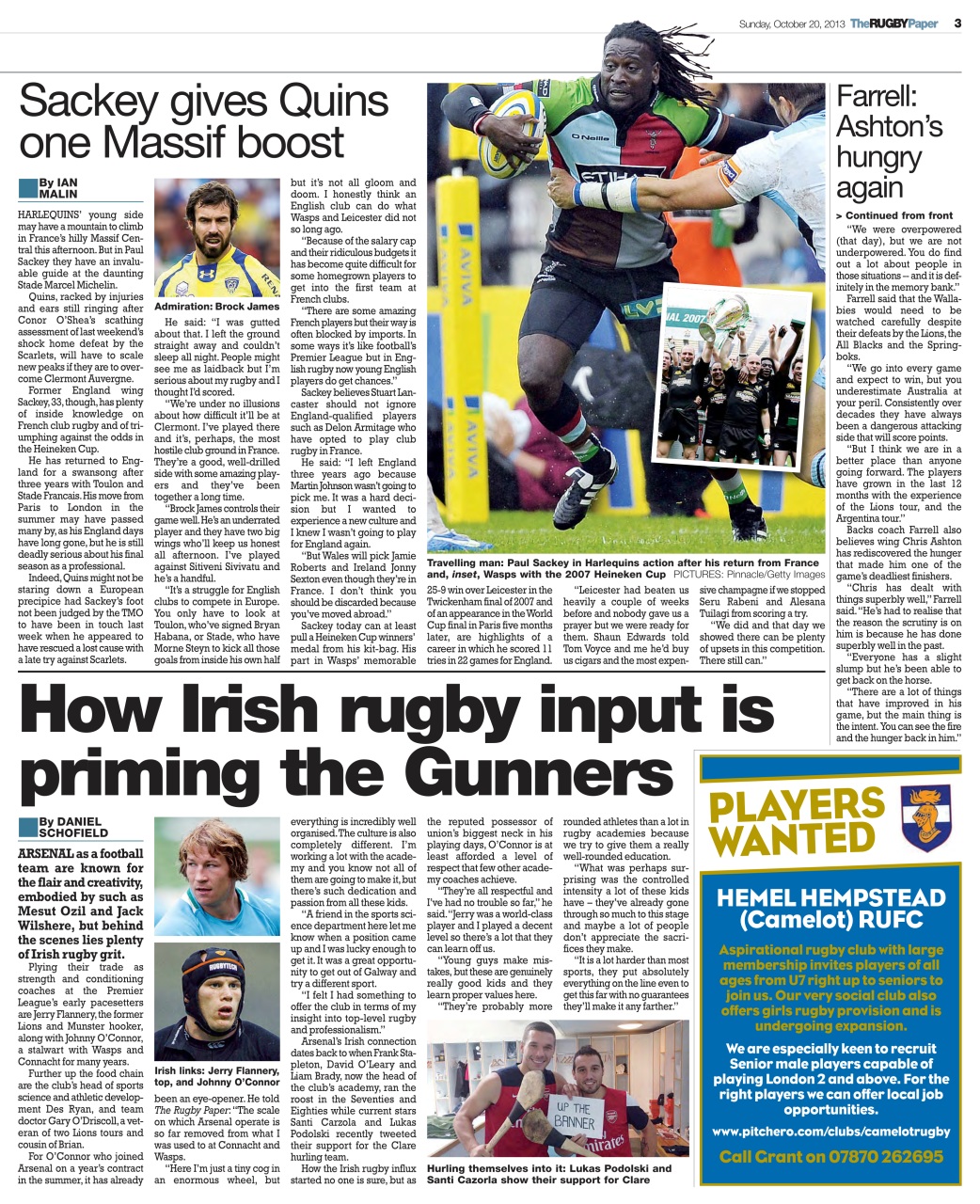 The Rugby Paper Preview Pages
