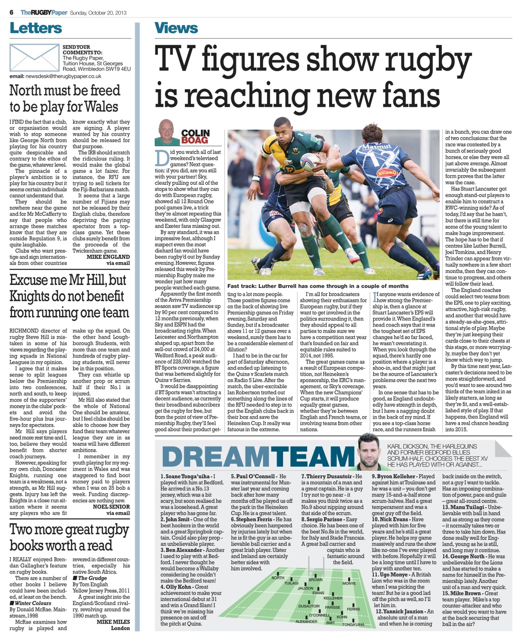 The Rugby Paper Preview Pages