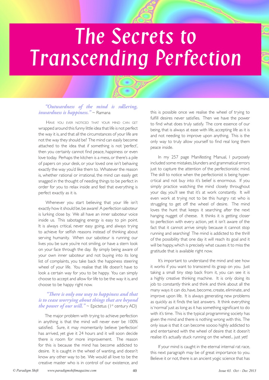 Paradigm Shift Preview Pages