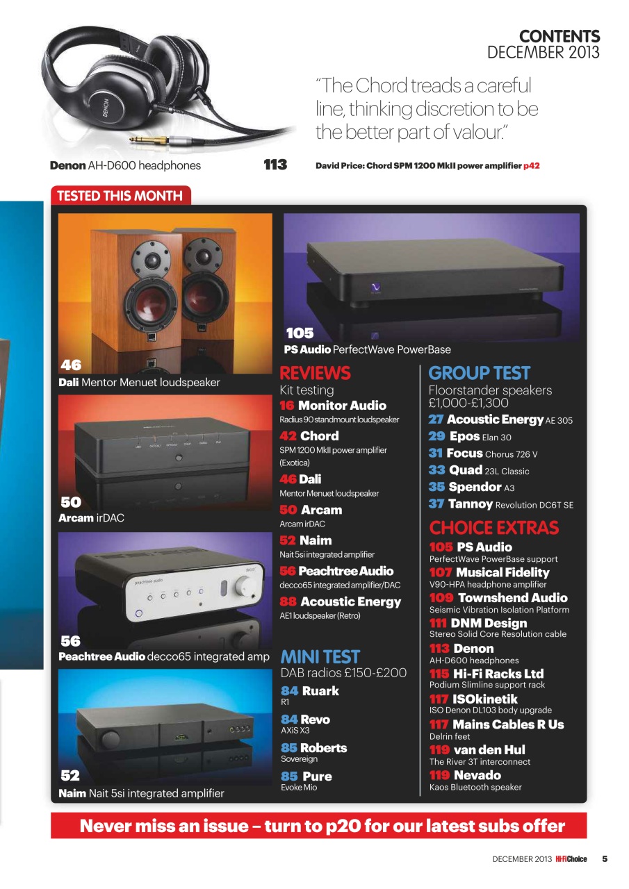 Hi-Fi Choice Preview Pages