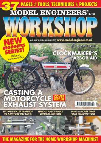Model Engineer & Workshop Magazine issue November 2013