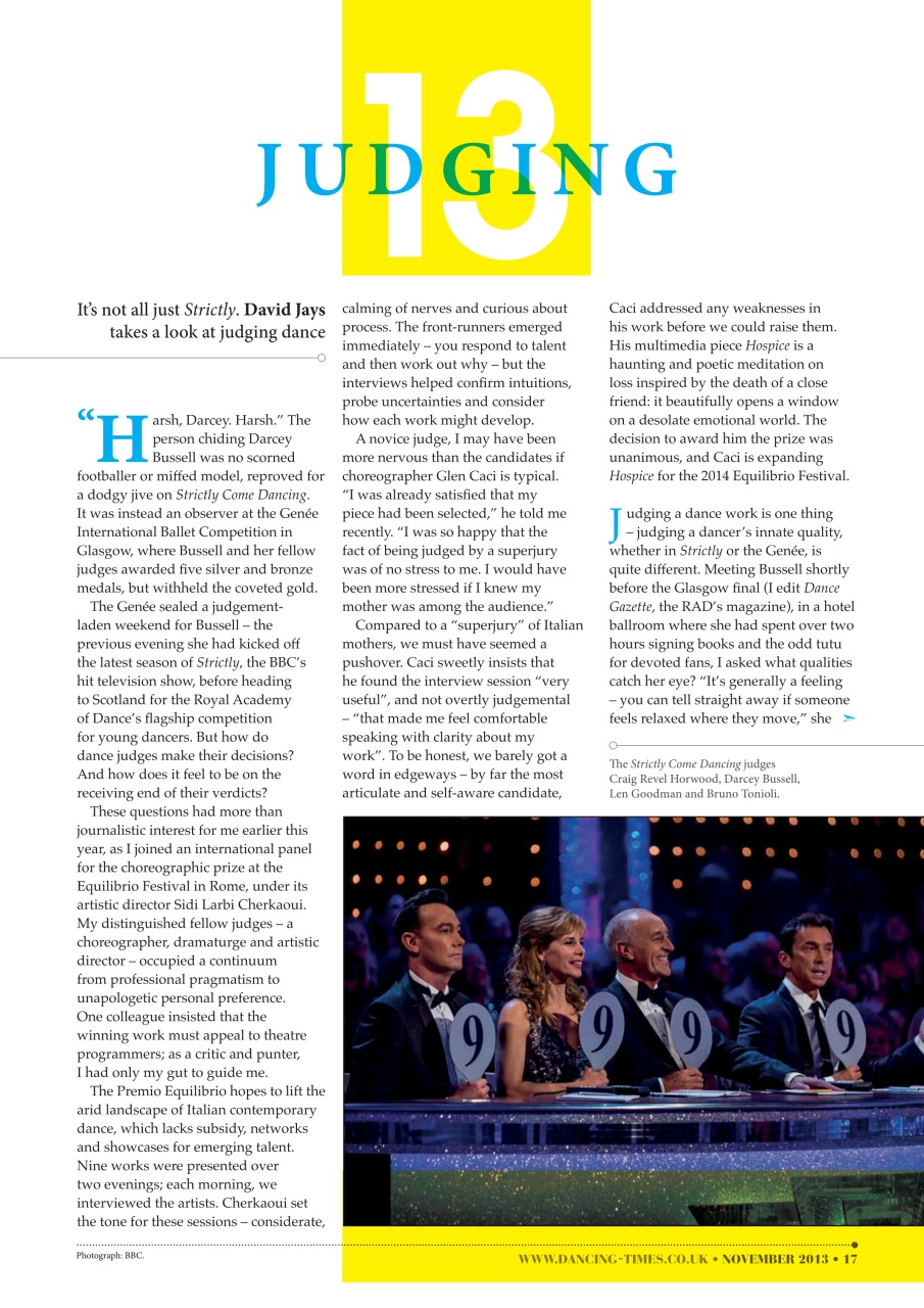 Dancing Times Preview Pages