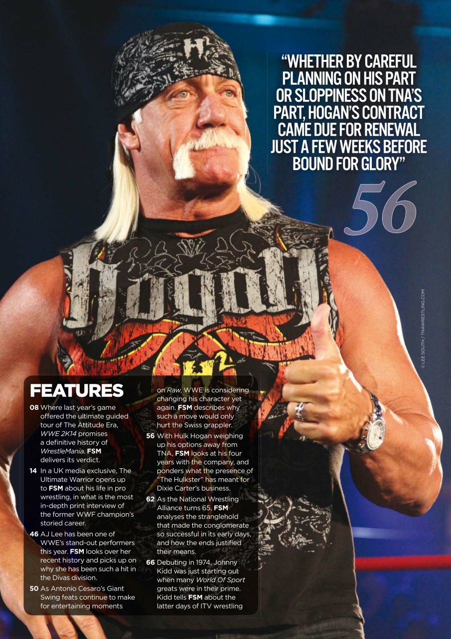 Wrestletalk Magazine Preview Pages
