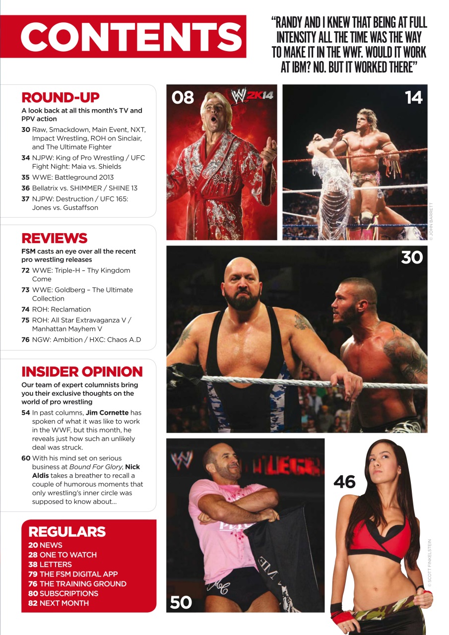 Wrestletalk Magazine Preview Pages