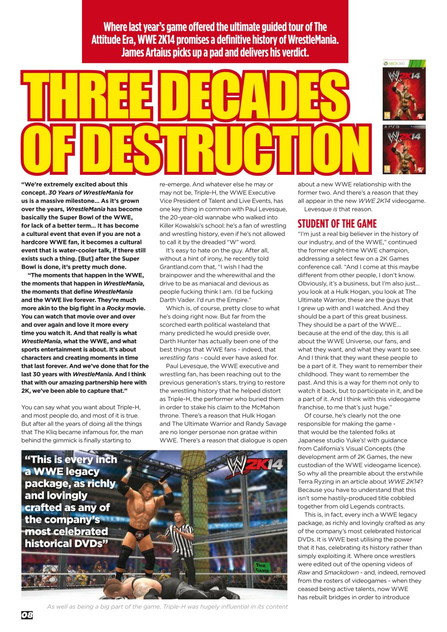 Wrestletalk Magazine Preview Pages
