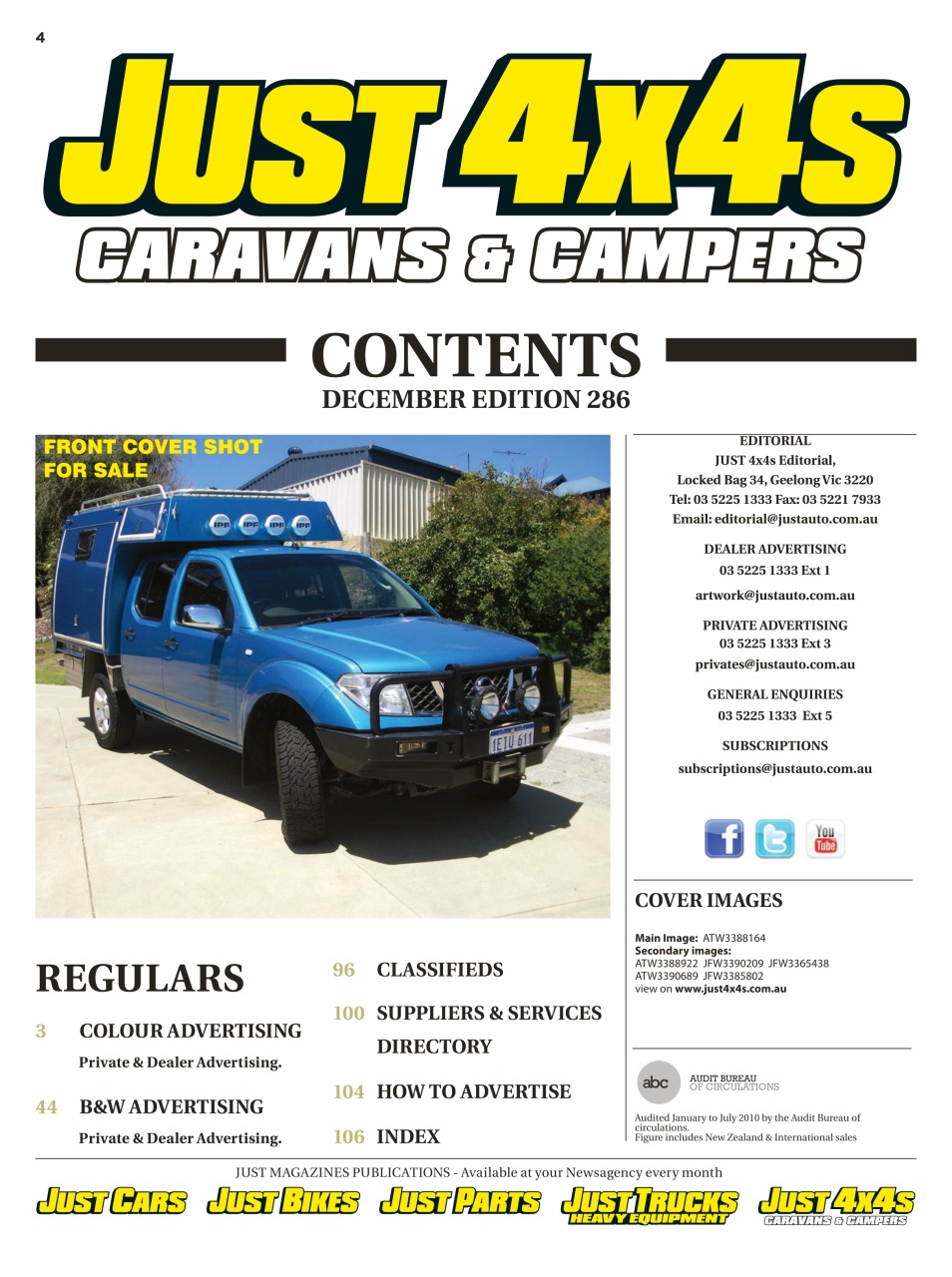 JUST 4X4S Preview Pages