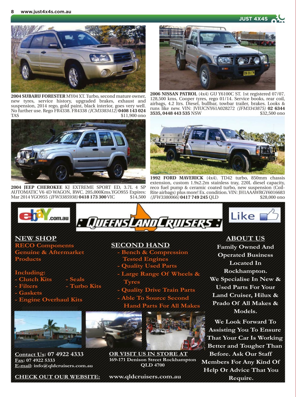 JUST 4X4S Preview Pages