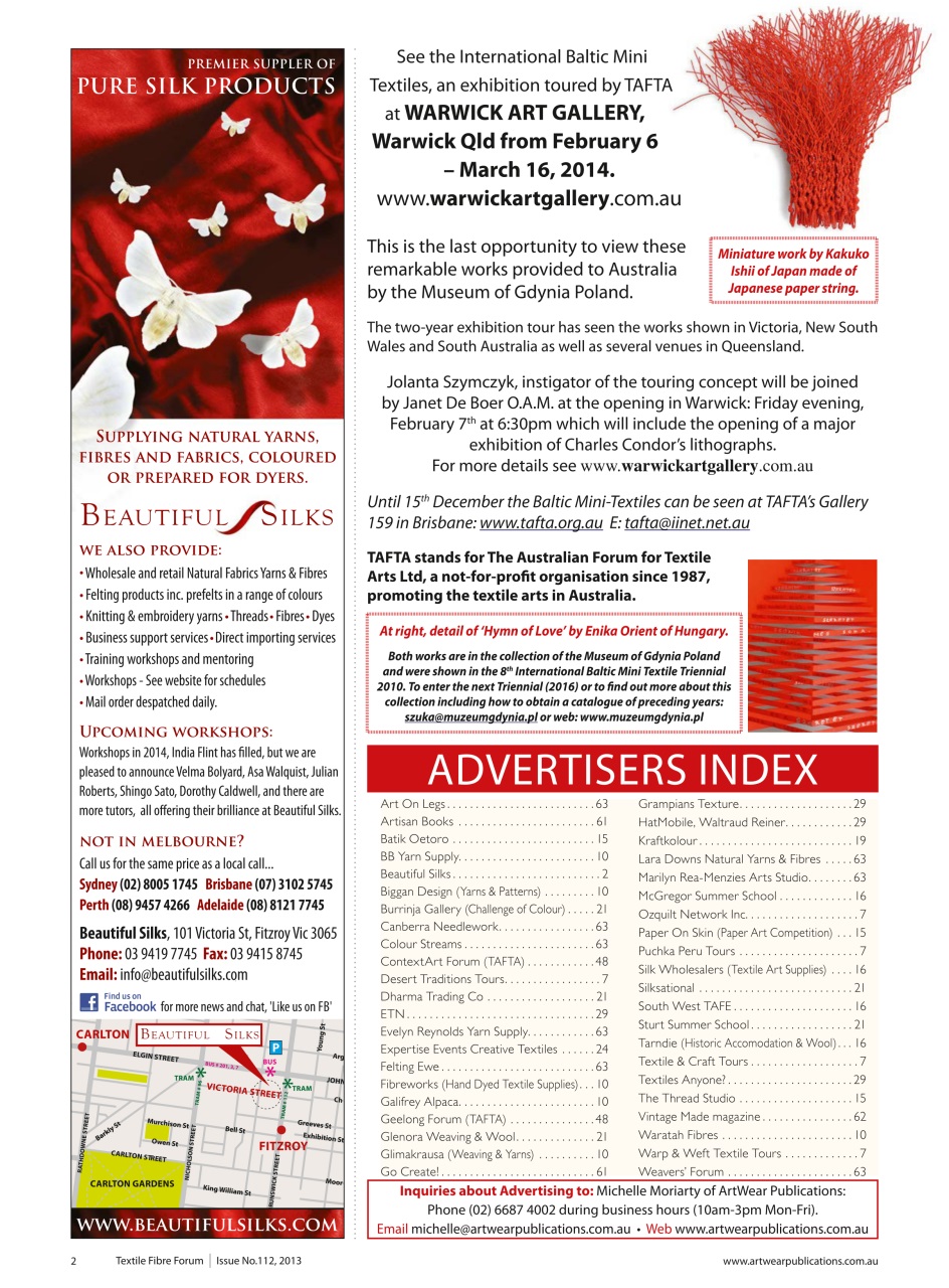 Textile Fibre Forum Preview Pages