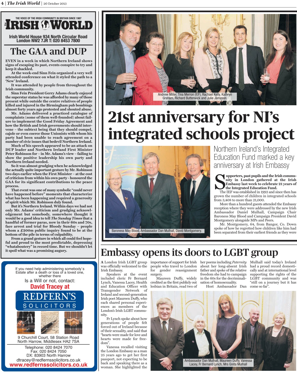 Irish World Preview Pages