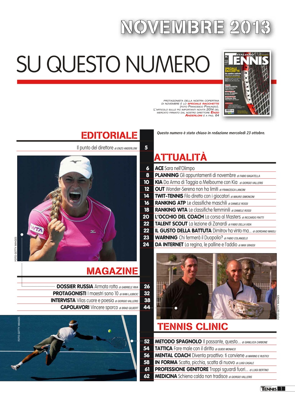 Il Tennis Italiano Preview Pages