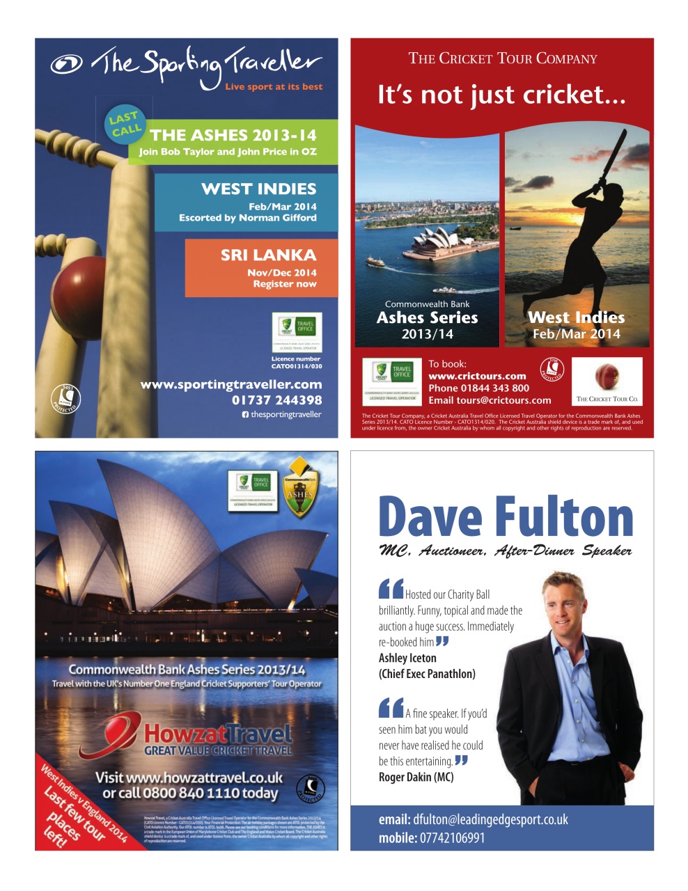 The Cricketer Magazine Preview Pages