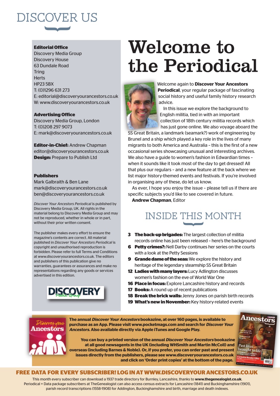 Discover Your Ancestors Preview Pages