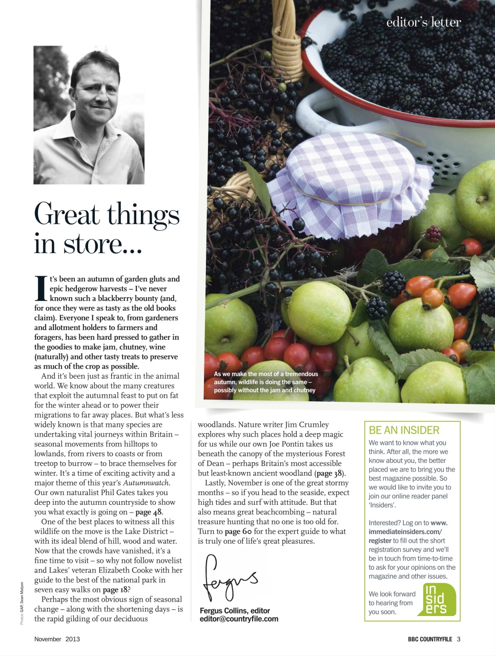 BBC Countryfile Magazine Preview Pages