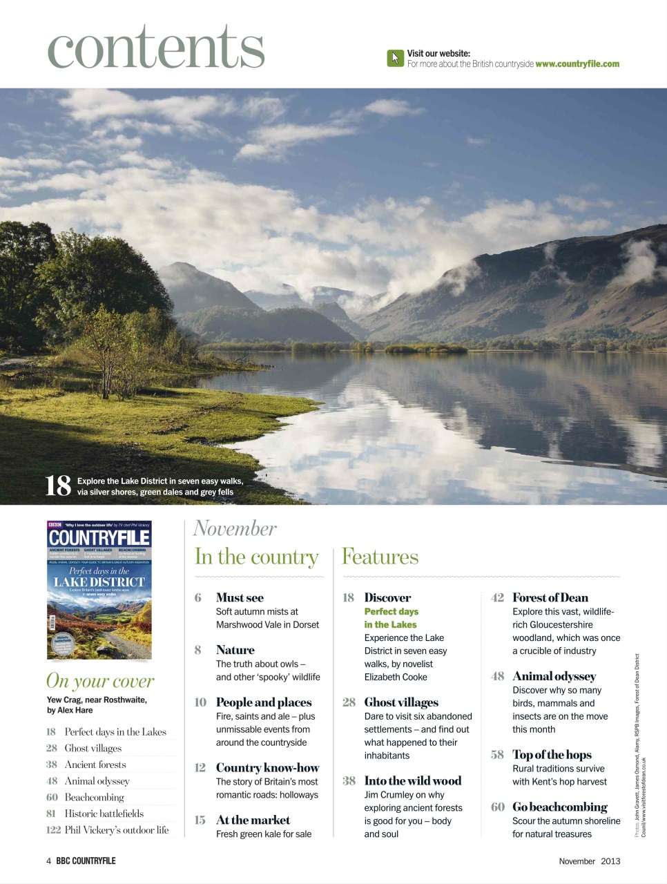 BBC Countryfile Magazine Preview Pages
