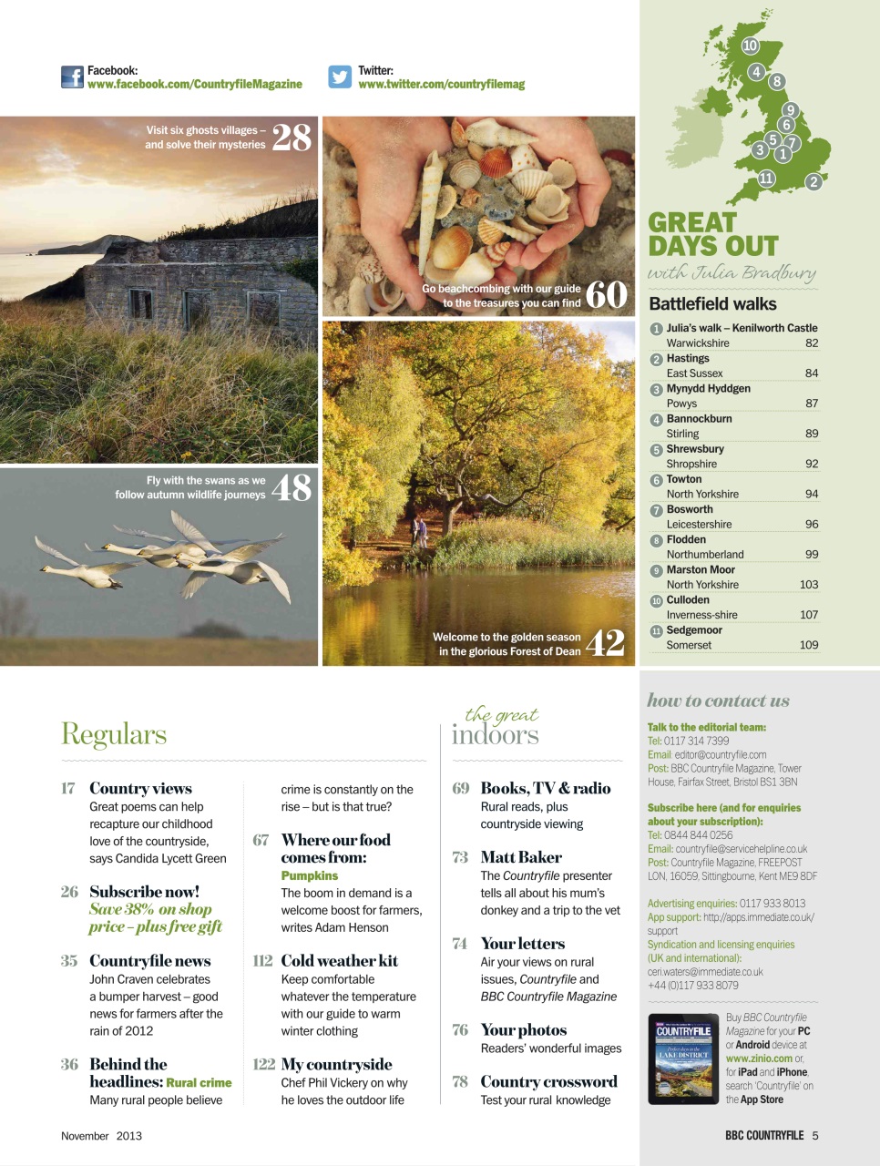 BBC Countryfile Magazine Preview Pages