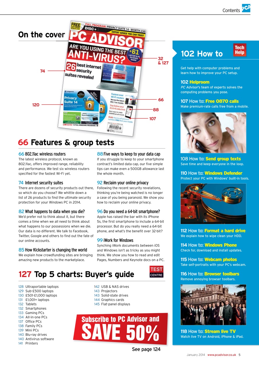 Tech Advisor Preview Pages