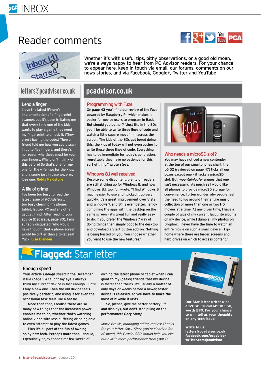 Tech Advisor Preview Pages