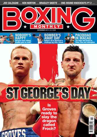 Boxing Monthly issue Boxing Monthly November 2013