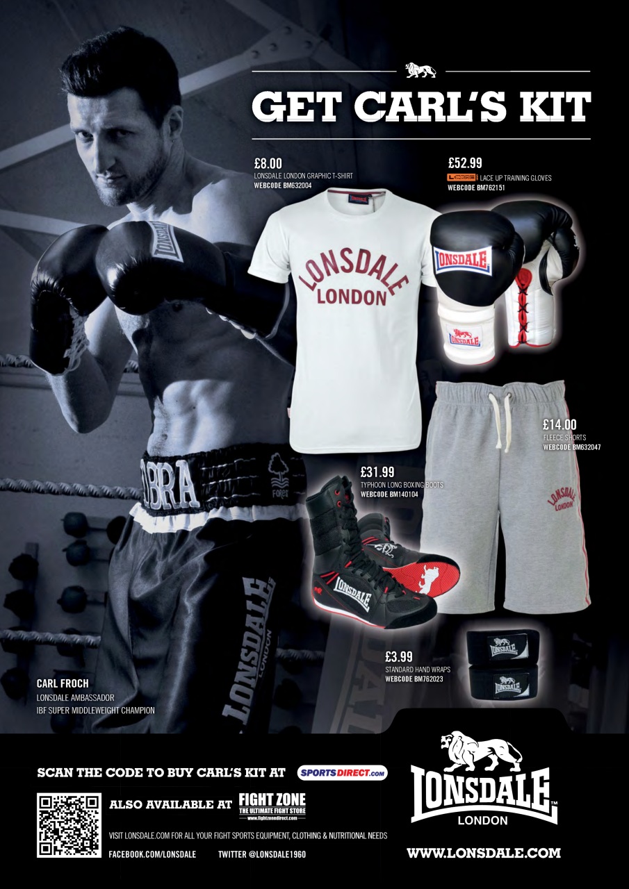 Boxing Monthly Preview Pages