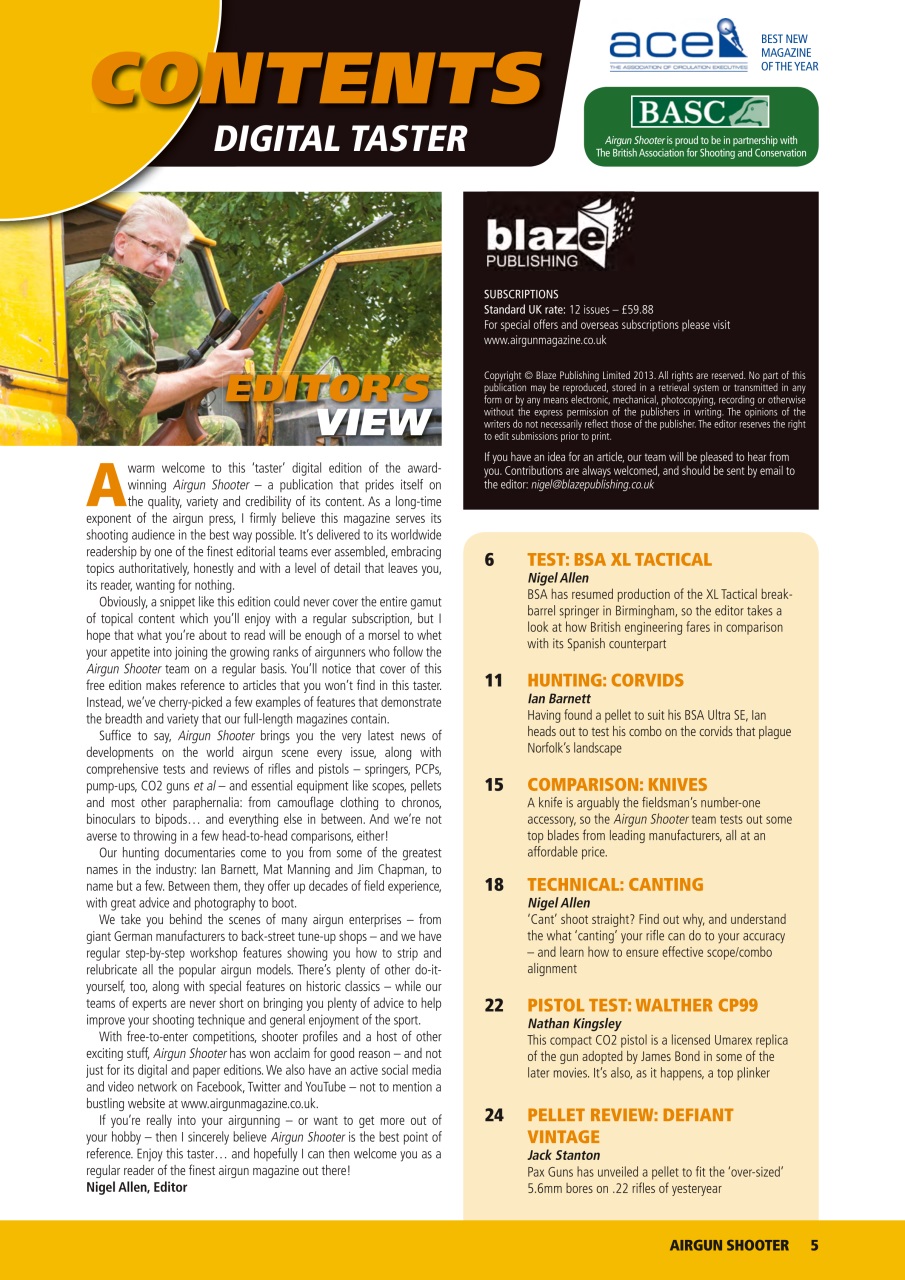 Airgun Shooter Preview Pages