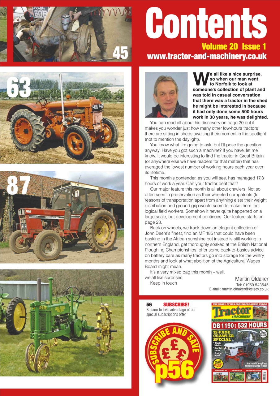 Tractor & Machinery Preview Pages