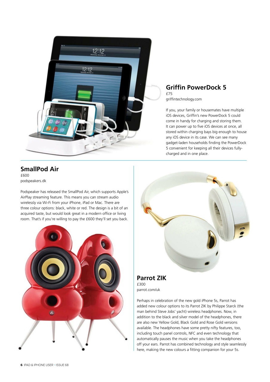 iPad and iPhone User Preview Pages