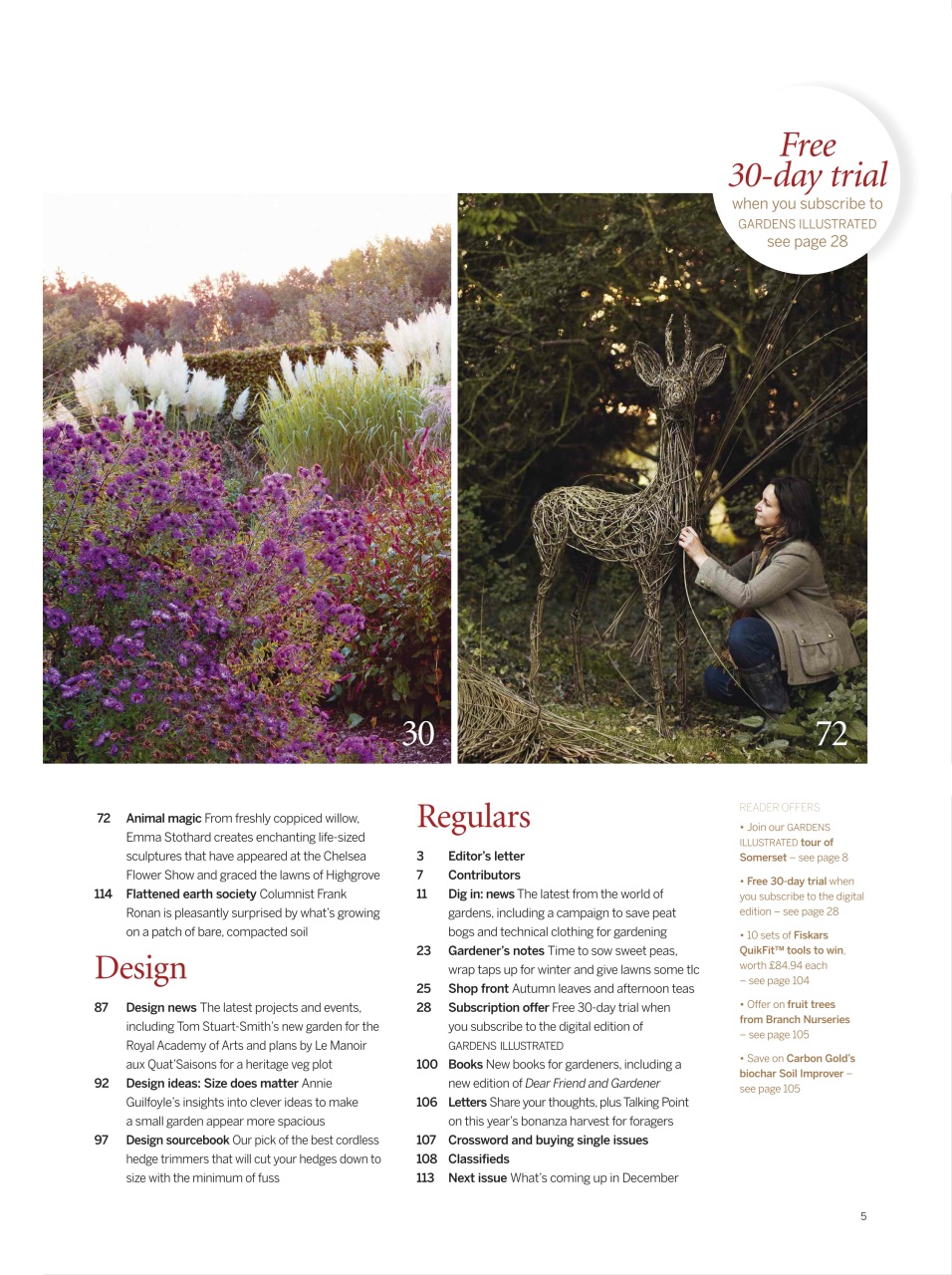 Gardens Illustrated Preview Pages