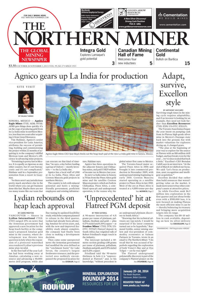 The Northern Miner Preview Pages