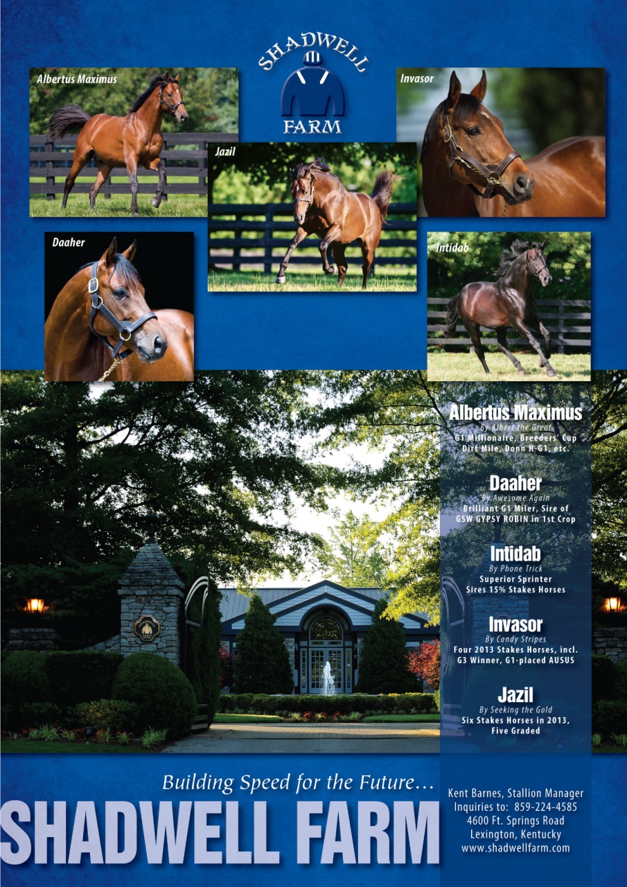 North American Trainer Magazine - horse racing Preview Pages