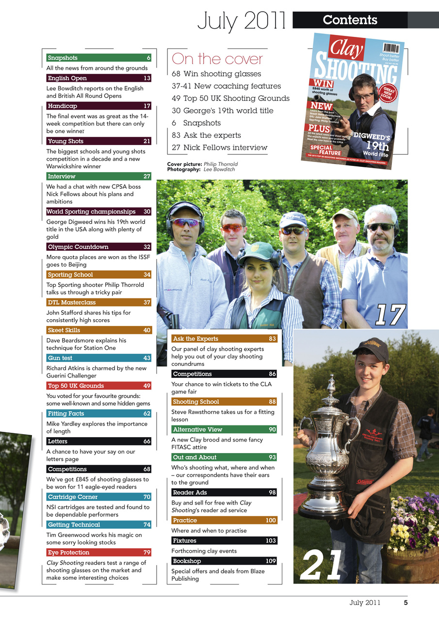 Clay Shooting Preview Pages