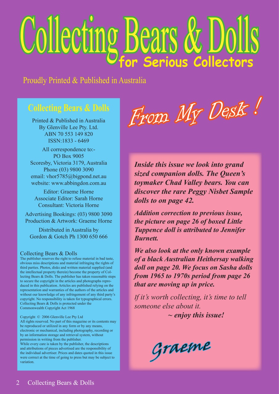 Collecting Bears And Dolls Preview Pages