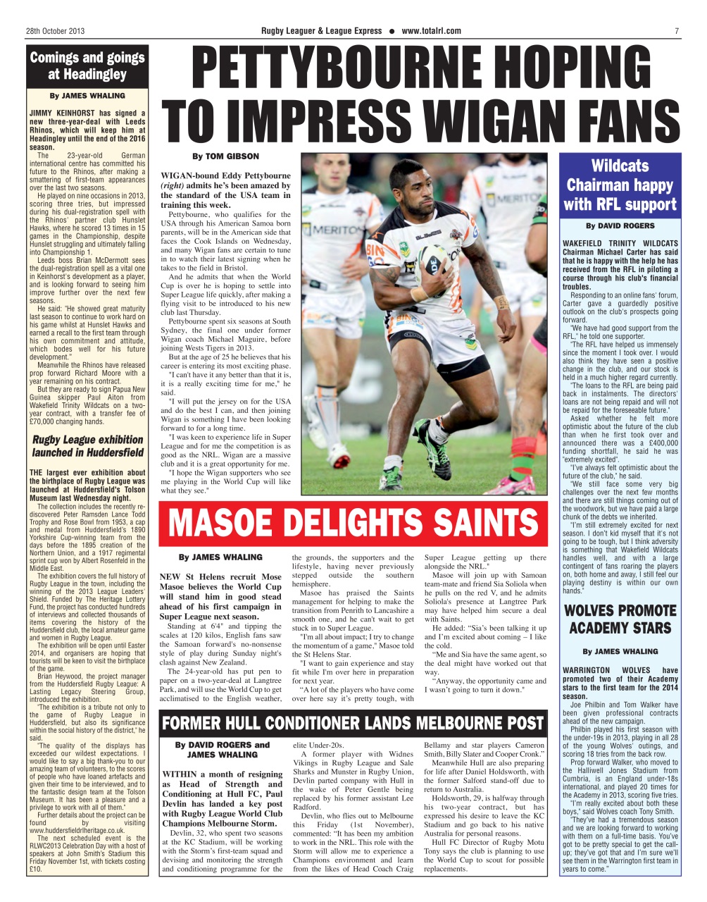 League Express Preview Pages