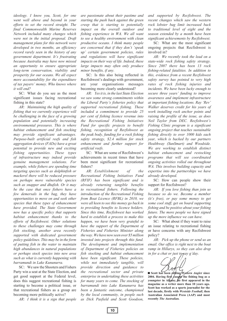 Western Angler Preview Pages