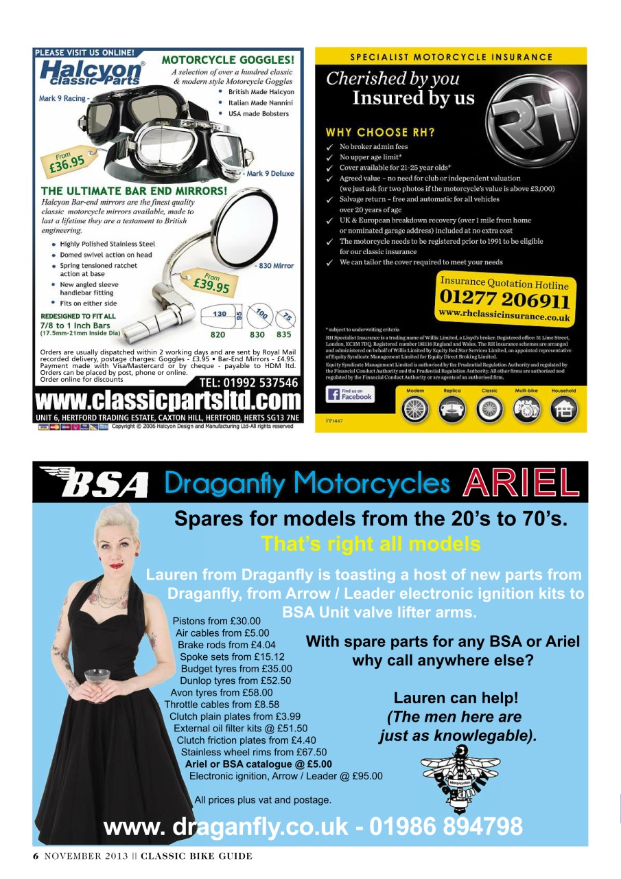 Classic Bike Guide Preview Pages