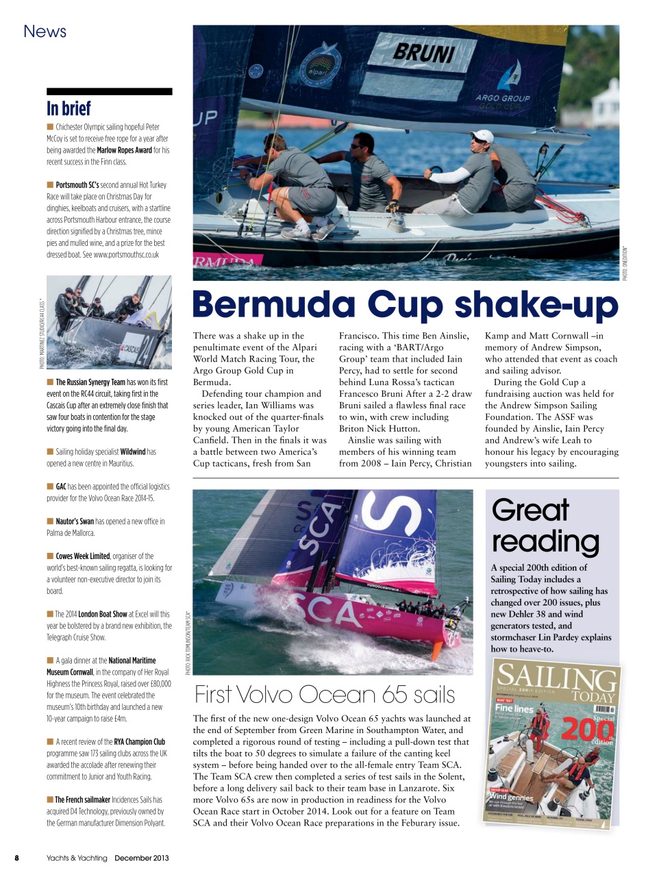 Yachts & Yachting Preview Pages