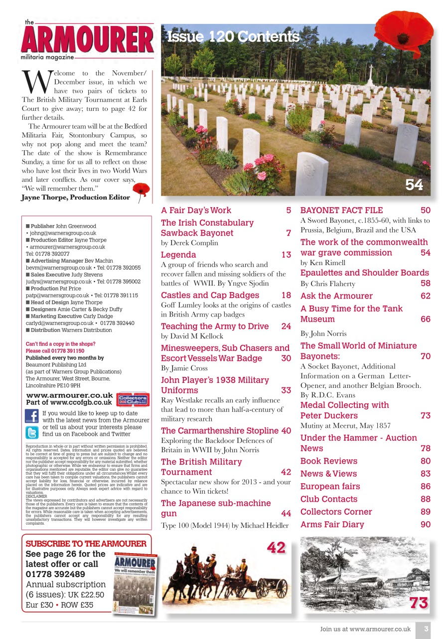 The Armourer Preview Pages