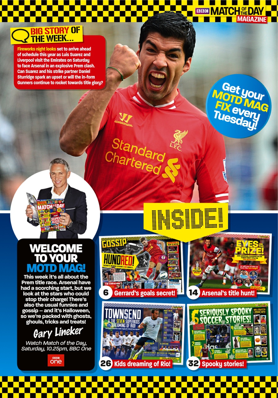 Match of the Day Preview Pages