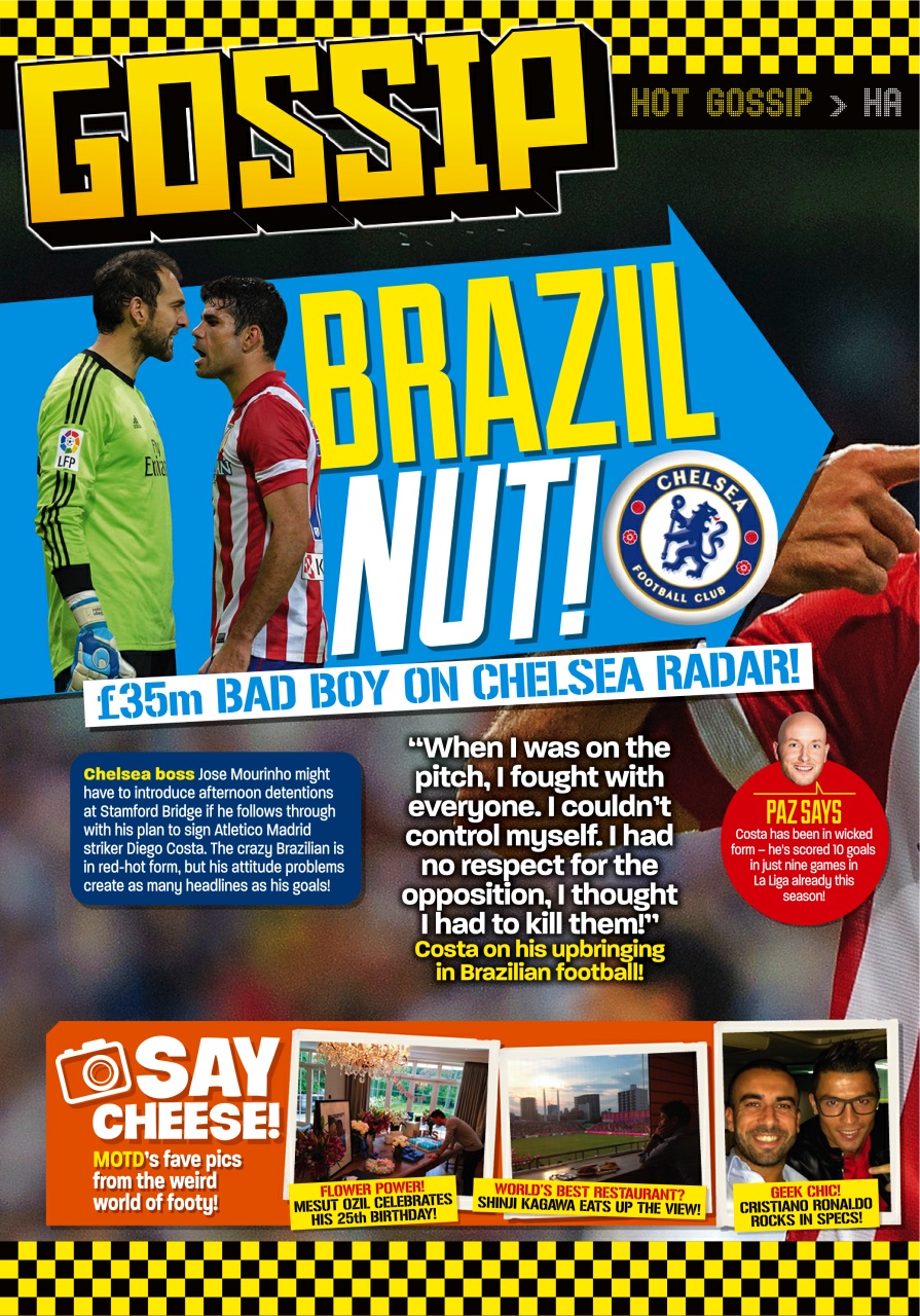 Match of the Day Preview Pages