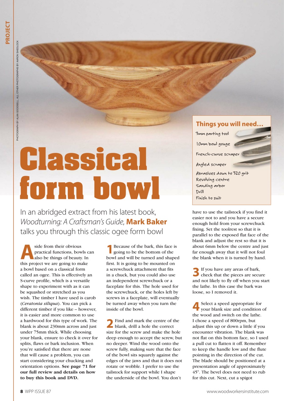 Woodworking Crafts Magazine Preview Pages