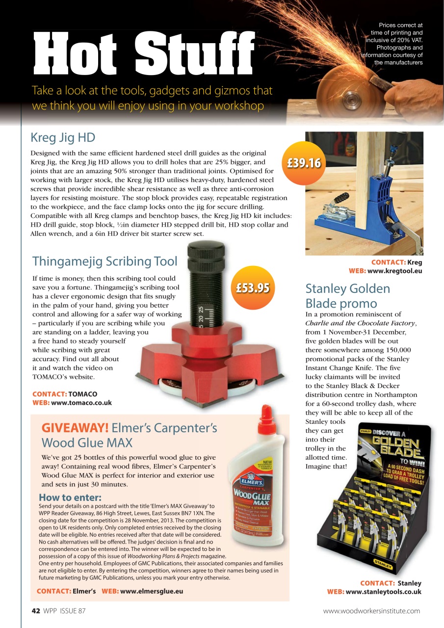 Woodworking Crafts Magazine Preview Pages