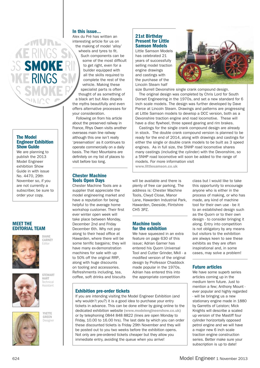 Model Engineer Preview Pages