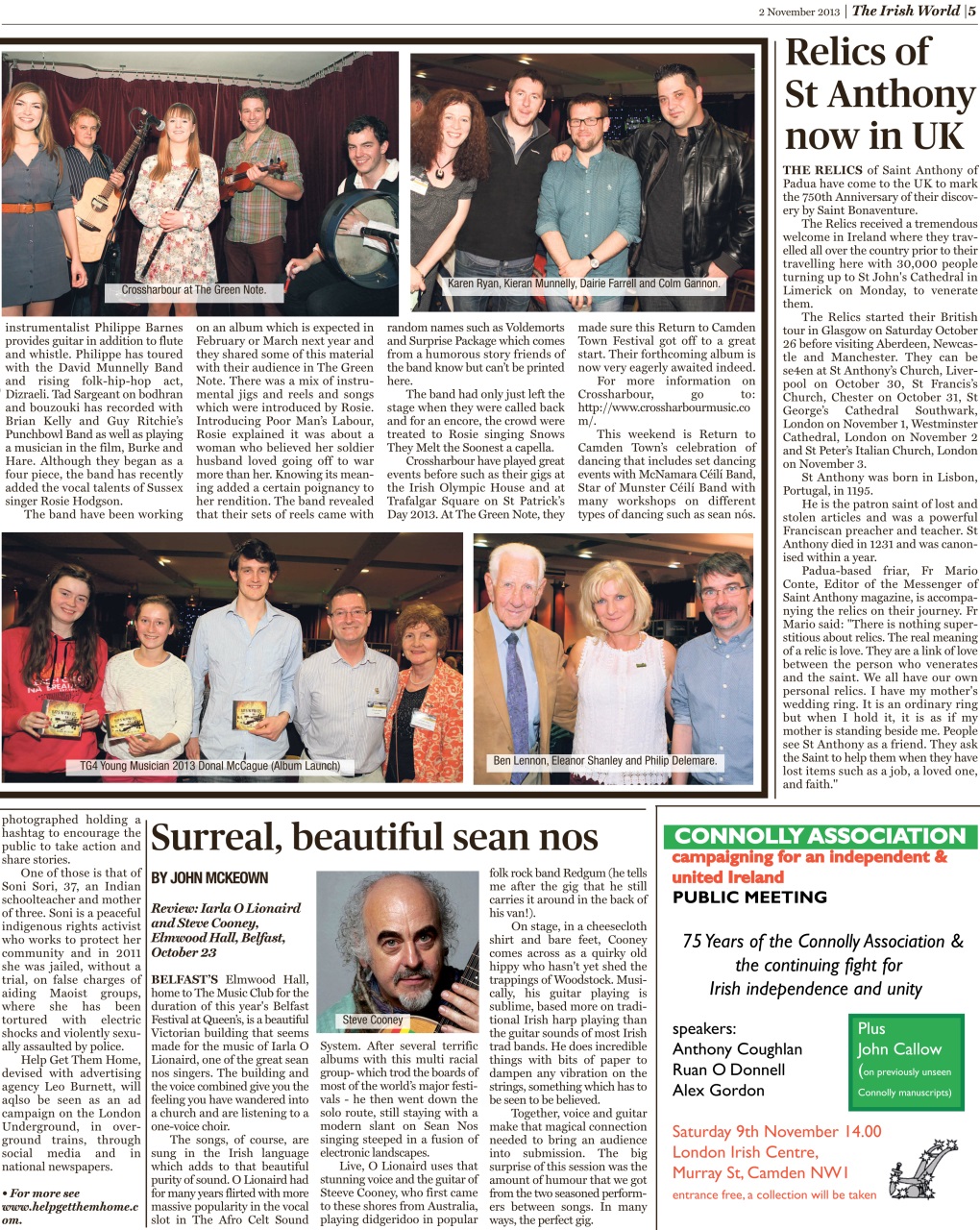 Irish World Preview Pages