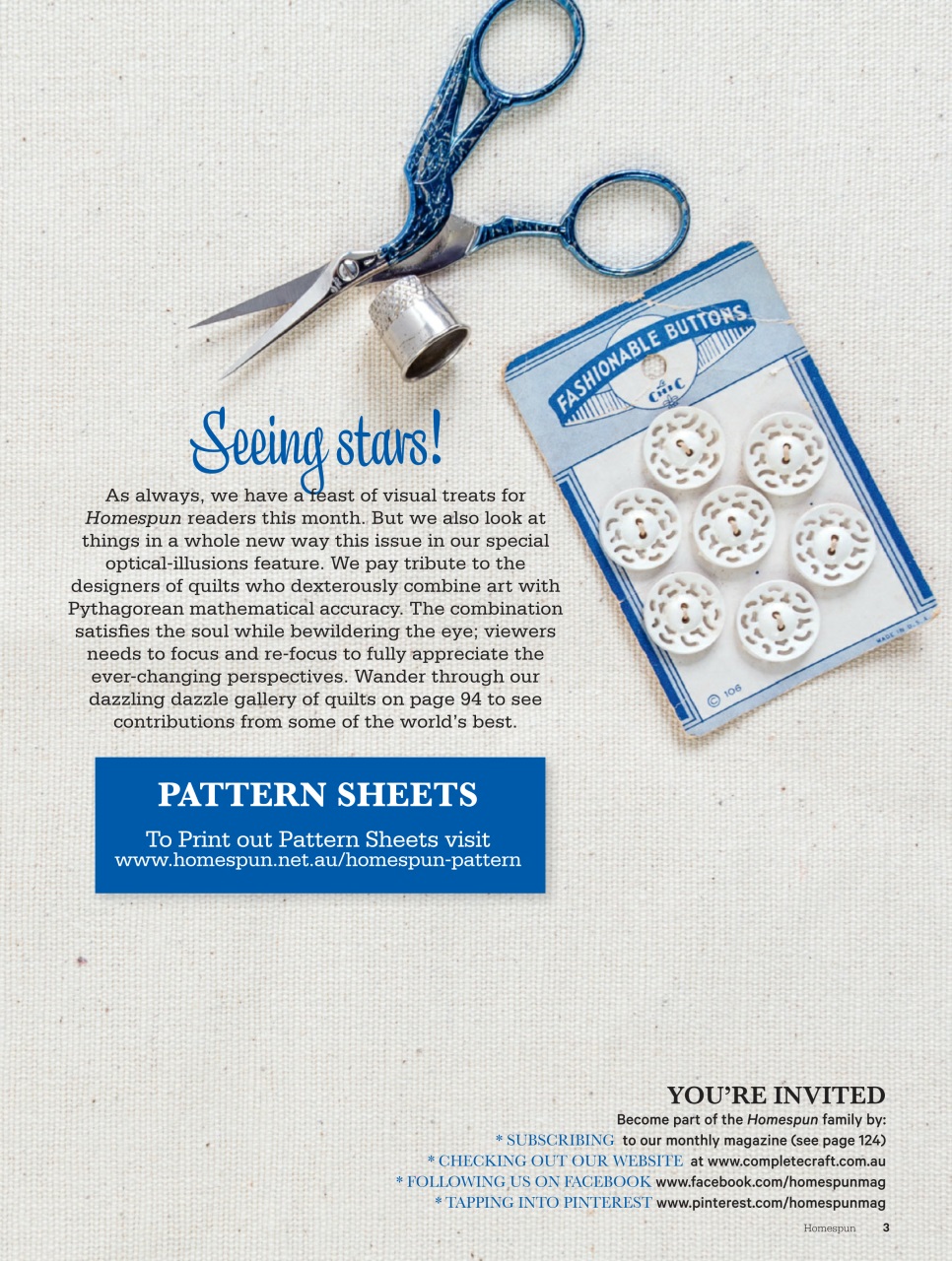 Homespun Preview Pages